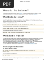 KernelBuild - Linux Kernel Newbies