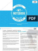 Notebook Sekolah TOEFL Structure