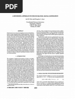 A Denoising Approach To Multichannel Signal Estimation