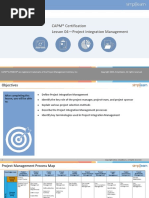 Lesson 4 - CAPM_Prep_Integration Management_V2