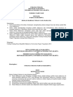 UU No 3 Tahun 2015 Tentang Partai Mahasiswa PDF
