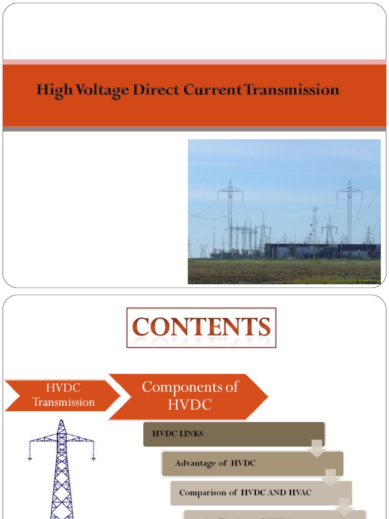 HVDC Transmission Overview and Benefits | PDF | High Voltage Direct ...