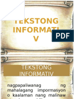 Tekstong Informativ