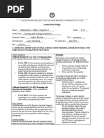 Generalization Lesson Plan | PDF | Lesson Plan | Educational Assessment