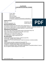 Valoración Por Patrones Funcionales de Salud (Marjory Gordon)