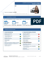 Atskaite autoDNA WBA3B1C52FP831419 - BMW F30 320i