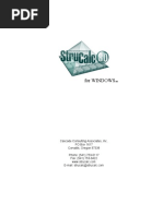 StruCalc 80 Manual