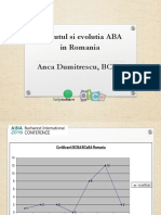 Statutul Si Evolutia ABA Anca Dumitrescu