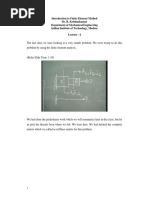 Introduction To Finite Element Method Dr. R. Krishnakumar Department of Mechanical Engineering Indian Institute of Technology, Madras Lecture - 4