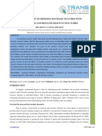 IJESR - Edu - The Comparison of Prosodic Boundary Features With Encliticized and Procliticized Function Words