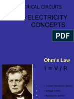 Electrical Circuits: - Basic Electricity Concepts