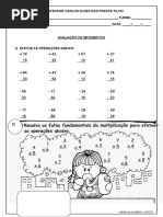 Avaliacao de Matematica 2º Ano CERTA