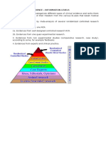 Classification of Evidence - Information Levels