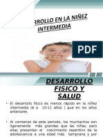 Desarrollo Físico Niñez Intermedia