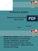 Endocrine System: General and Chemical Structure and Function