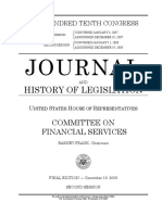 House Hearing, 110TH Congress - J o U R N A L and History of Legislation