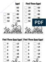 Find Odd and Even Eggs Activity