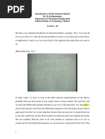 Introduction To Finite Element Method Dr. R. Krishnakumar Department of Mechanical Engineering Indian Institute of Technology, Madras Lecture - 26