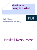 An Introduction To Programming in Haskell: Mark P Jones Portland State University