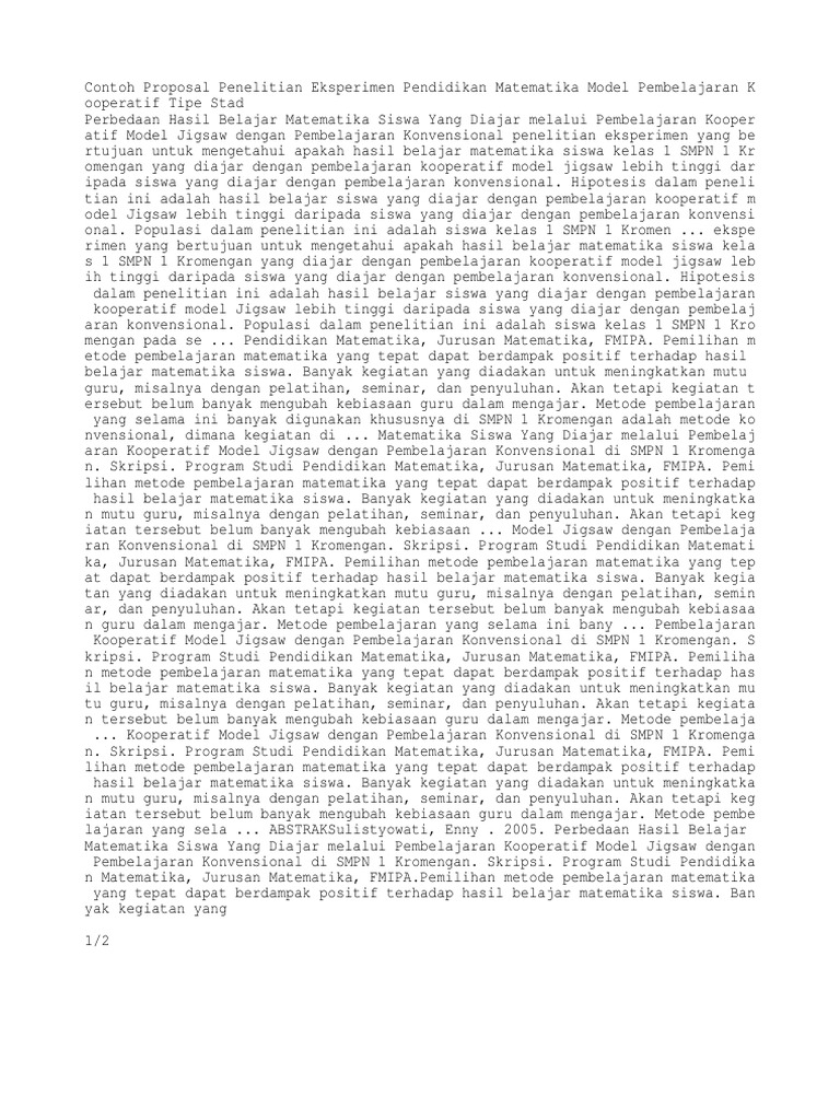 135092689ContohProposalPenelitianEksperimenPendidikan