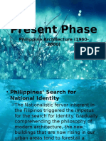 Present Phase: Philippine Architecture (1960-2000)