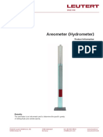 Areometer (Hydrometer) : Product Information