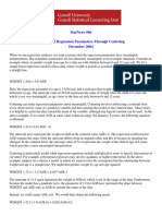 Statnews #66 Meaningful Regression Parameters Through Centering December 2004