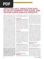 Analyzing Well Production Data by Use of Combined Type-Curve-And Decline-Curve-Analysis Concepts