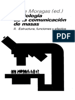 MORAGAS - 2c M. (Ed.) - Sociologi-A de La Comunicacio-N de Masas - II Estructura - 2c Funciones y Efectos - IMG PDF