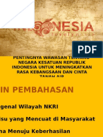 Pentingnya Wawasan Tentang Negara Kesatuan Republik Indonesia Untuk Meningkatkan Rasa Kebangsaan Dan Cinta Tanah Air