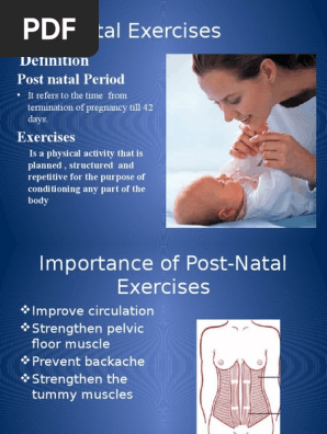 Post Natal Exercises
