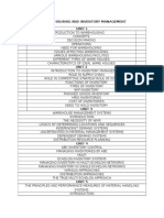 2.2 Warehousing and Inventory Management Unit 1 Introduction To Warehousing