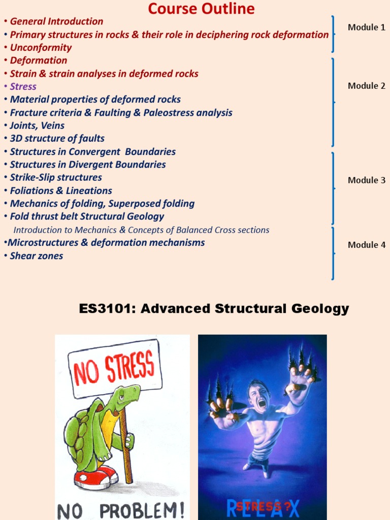 Stress and Strain in Structural Geology | PDF | Stress (Mechanics ...