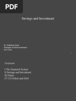 Macro Lecture ch08 Savings and Investment