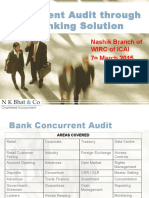 Concurrent Audit Through Core Banking Solution: Nashik Branch of Wirc of Icai 7 March 2015