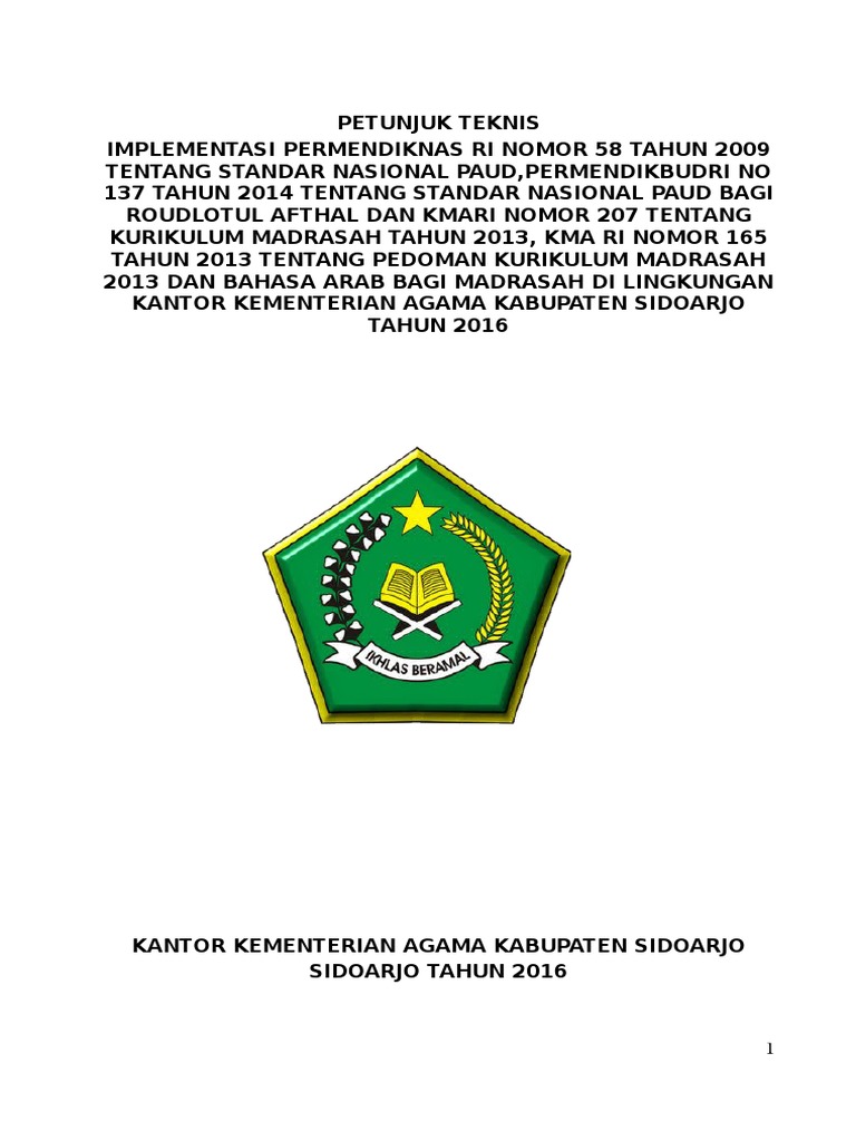 Kma 165 Tahun 2014