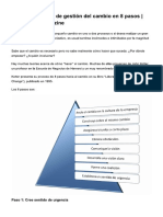 Modelo de Kotter de Gestión Del Cambio ...Dministración, Marketing y Tecnología.