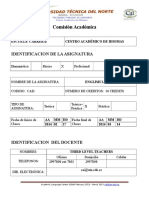 English Level 3 Syllabus February-March 2013