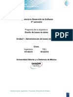 Unidad 1. Administración de Base de Datos PDF