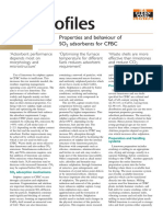 Profiles: Properties and Behaviour of SO Adsorbents For CFBC