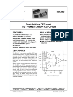 Applications Features: 1986 Burr-Brown Corporation PDS-645E Printed in U.S.A. September, 1993