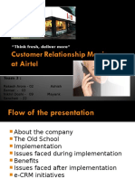 customer relationship management airtel