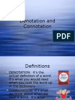 Denotation and Connotation