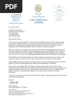 Menchaca letter to DOE re