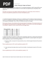 Homework Supply and Demand Answer Key