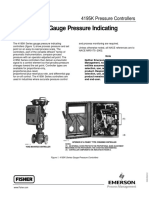 4195K Series Gauge Pressure Indicating Controllers