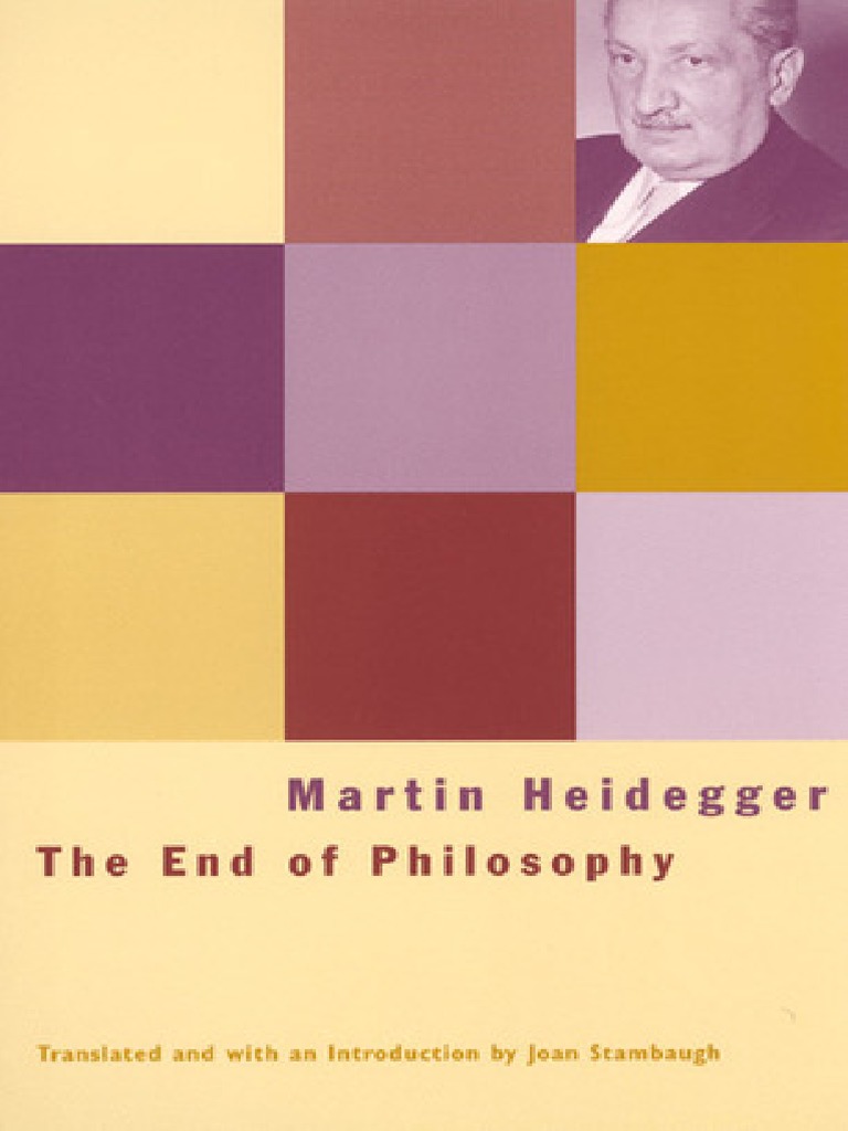 heidegger the end of philosophy pdf