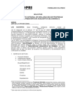 Formato Cofopri PDF