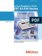 SURFTEST SJ-310 Series: Portable Surface Roughness Tester