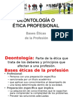 Deontología o Etica Profesional Hoy